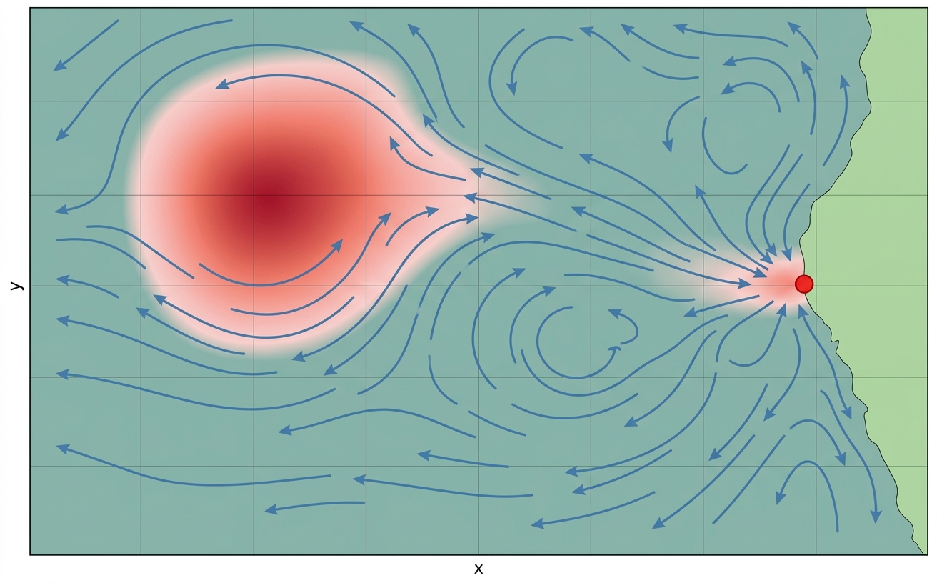 Physics-Informed Neural Networks for Modeling Ocean Pollutant